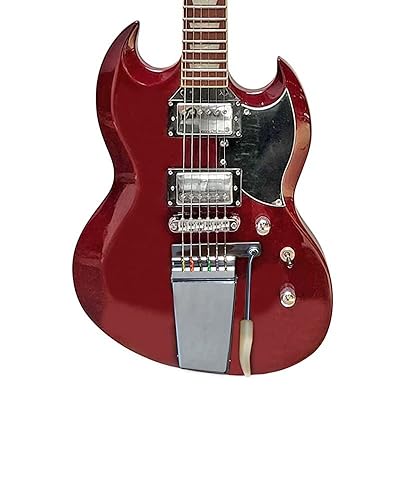 Amazon.com: IYV IVSV-300 CHERRY RED Solid-Body Electric Guitar