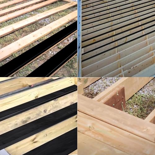 Image of Joist Tape for Decking - 6 inch x 50' Butyl Flashing Deck Tape,2 Rolls