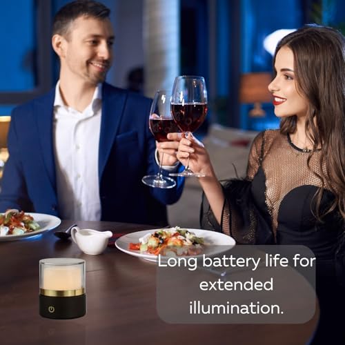 Lightaccents 640TL-WNT Aurora Cordless Lamp Battery Powered Lamp, Dimmable Portable Led Table Light Wireless Lamp 4000Mah Rechargeable Table Lamp Table Light, Portable Led Desk Lamp For Dining/Outdoor/Restauran thumb #6