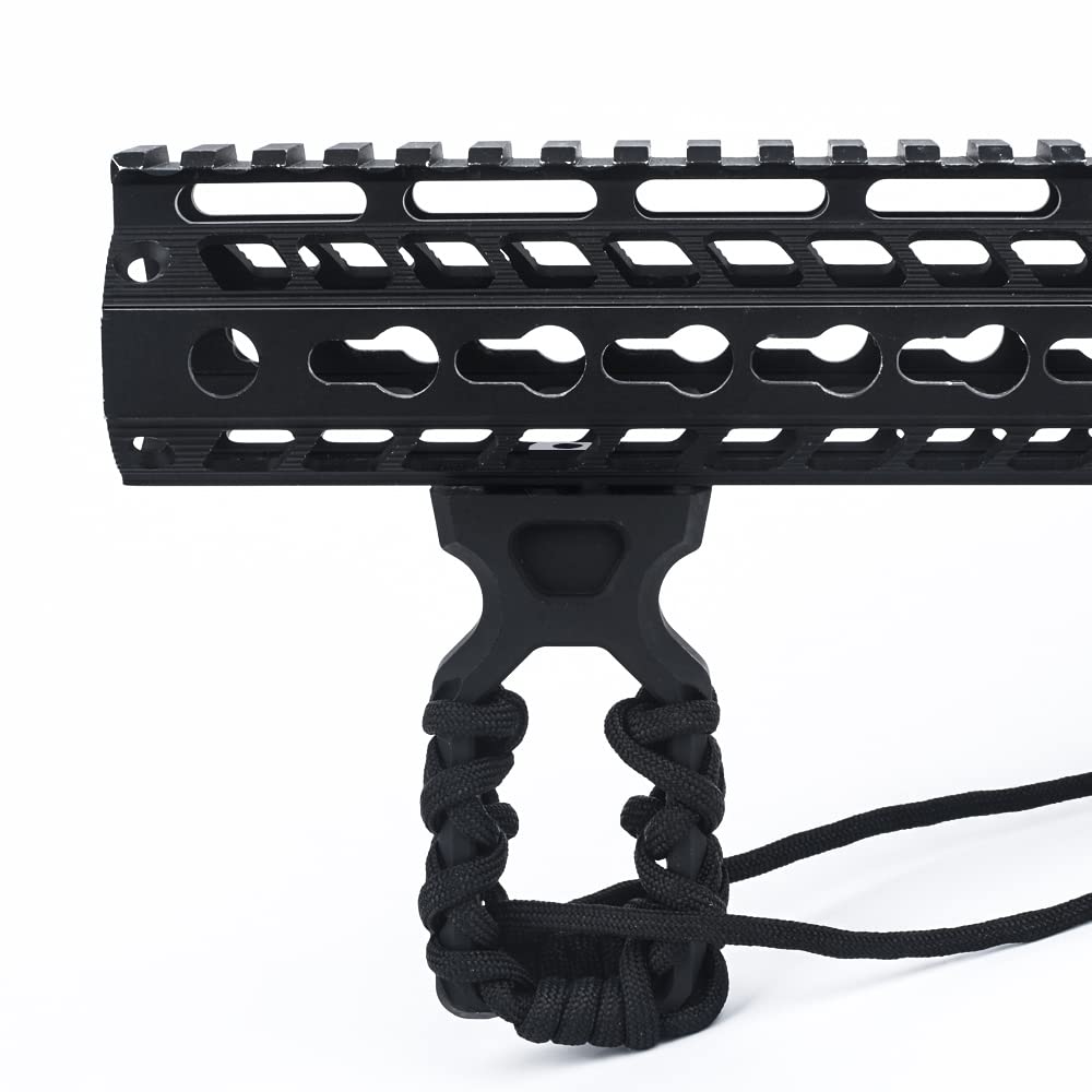 PTG tattico Mlok Keymod maniglia anteriore verticale della pistola d'aria per il sistema di corrimano Mlok Keymod (nero)