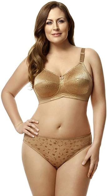 Elila Leopard Lace Softcup Full Coverage Bra 1203