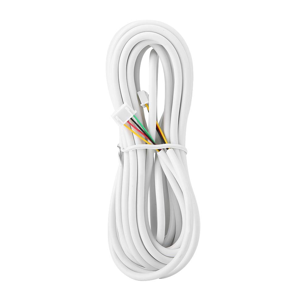 MAGT Cable Visiophone 4 Fils 25 m 0,3 mm², Câble En Cuivre De 4 Conducteurs Câble d'Interphone Vidéo Flexible Rond Pour Système De Visiophone Porte