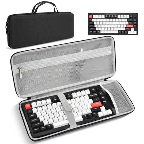 75% 84-Key Keyboard Case, Hard Travel Carrying Case Bag for Aula F75 Pro 75% Keyboard, Compatible...