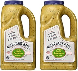 Sweet Baby Ray's Garlic Parmesan Wing Sauce 64 Oz (2 Pack)