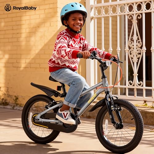 Image of RoyalBaby EZ-Pro Kids Bike, Lightweight Aluminum 2-in-1 Balance to Pedal Bike with One-Key Switch, 14 16 18 20 Inch for Age 3-10 Years