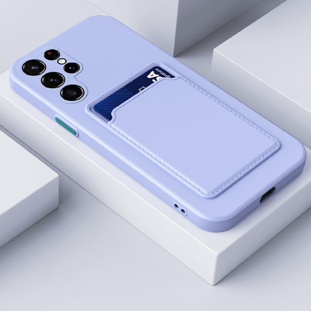 Coque antichoc S21 Plus violette pour ne plus perdre ses cartes - 7