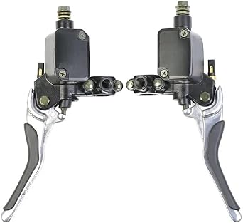 Motorcycle Handlebar LeversLever Motorcycle Rear Brake Clutch Master Cylinder Reservoir Left and Right Levers for YQ50 for Aerox MBK for Nitro 1997-2013