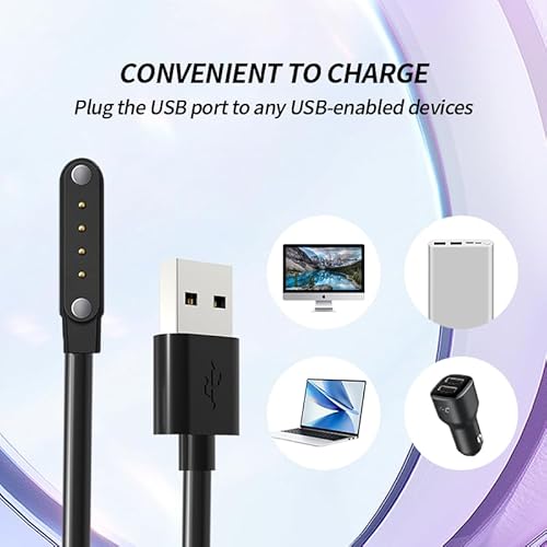 Bovugac T18 4G Kids Smart Watch Charger,Bovugac Magnetic Replacement Charging Cable Compatible thumb #4