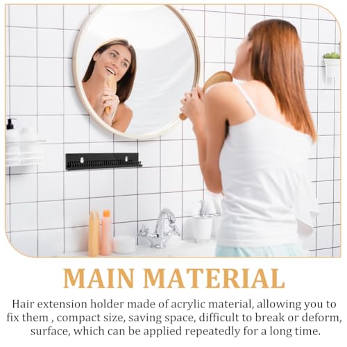 Support d'extensions de cheveux outil de coiffure pour lavage et séchage de trame