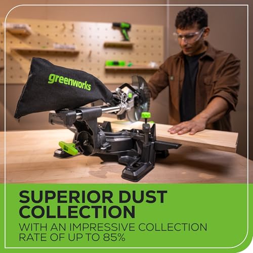 Greenworks 24V 7-1/4" Sliding Miter Saw Kit