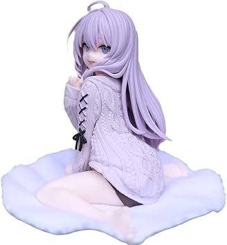 Irene Figure - Witchs Journey Anime Figure, Sitting Pose with Sweater Dress Purple