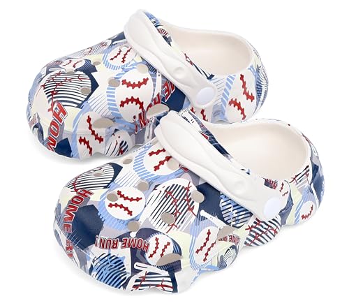 Image of INMINPIN Kids Cute Clogs Cartoon Garden Shoes Boys Girls Slides Slippers Indoor Outdoor Children Water Shower Beach Pool Sandals