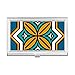 Abstract Geometry Morocco Style Pattern Business Card Holder Case Pocket Box Wallet