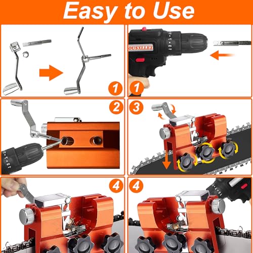VOUSXLLEZ Chainsaw Sharpening Jig Kit