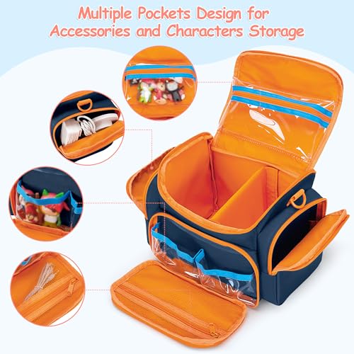 LoDrid Travel Case Compatible with Toniebox 2/1 for Audio Player Set including Shoulder Strap and Handle - Image 2