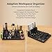 OQXSTX Fly Tying Tool Caddy Organizer-Essential for Fly Tying Stations & Fishing Tool Organizer,Fish Tool Organizer, Designed by Hook-Tying Experts, a Gift for Fishing Enthusiasts.