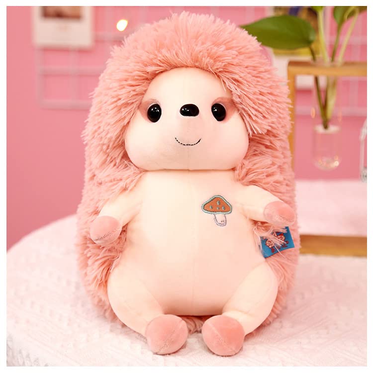 Simulación Erizo Peluche Juguete Macaron Color Erizo Abrazando Almohada Decoración Habitación Muñeca De Peluche Niños Regalo Rosa 40cm