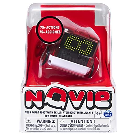 Boxer Novie Interactive Smart Robot with Over 75 Actions and Learns 12 Tricks (Red), for Kids Aged 4 and Up