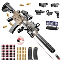 Spielzeug Pistole Erwachsene,Schaumstoff Soft Bullet Gun Spielzeug,Soft Bullet Gun M416,Schaumstoff Pistole,manuelles Nachladen,Soft Bullet Toy Gun Pistole für Erwachsenegeschenke