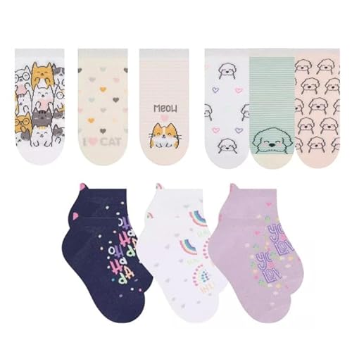 Kit 9 Pares Meia Feminina Selene | 6 Cano Curto - 3 cano médio | TAM 34 a 38