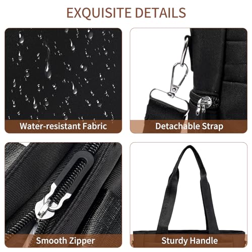 Bolso Tote para mujer con múltiples bolsillos y asas miniatura 6