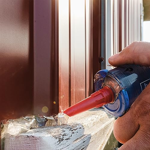 Sashco 13010 10.5oz Sashco Sealants Clear Lexel Adhesive Caulk, 10.5-Ounce