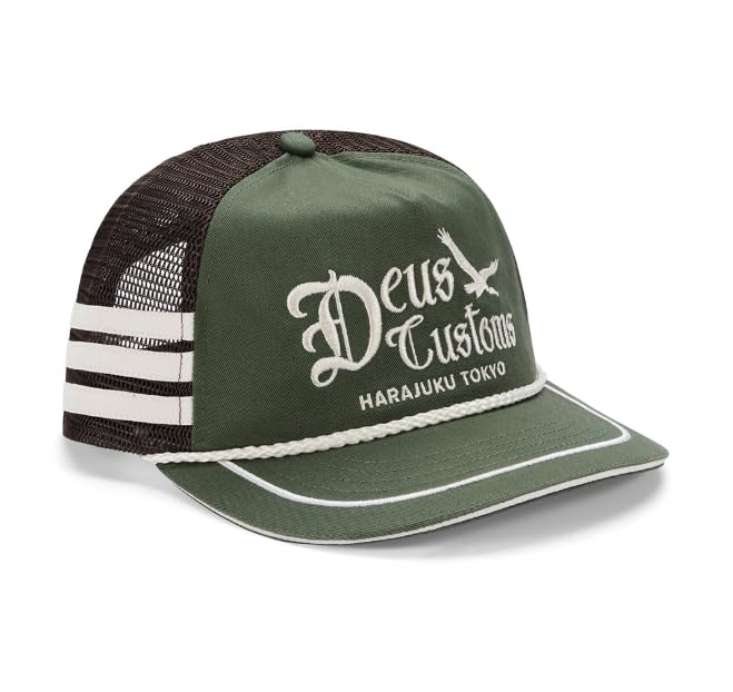 Deus Gorra de camionero Beep-Beep, color verde pino