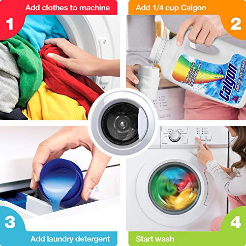 Image of Calgon Liquid Water Softener, Laundry Detergent Booster, 32 Ounce (Pack of 1)