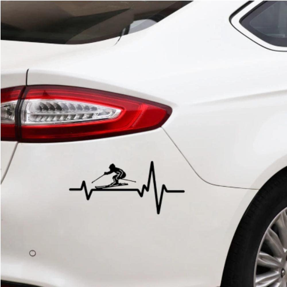 ITALIA Windshield/Window Sticker – 60 Cm Long – Heartbeat Design – Car Decal – Made In Germany – Ds*design
