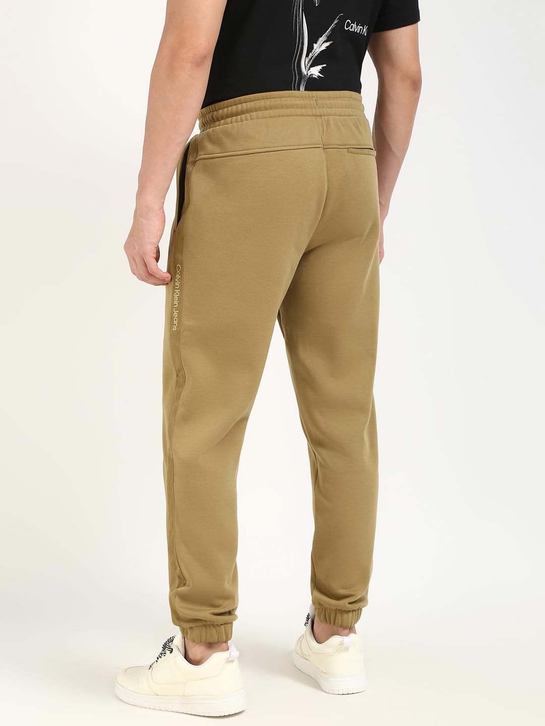 Calvin Klein Pantalón de chándal Hombre Logo Tape Pant con cordón