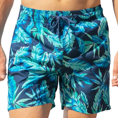 Image of Kanu Surf Men's Troy Stripe Swim Trunks