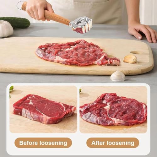 Martillo de carne ultra resistente Corlidea con superficie de aluminio doble 5