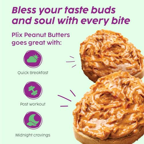 Image of PLIX - THE PLANT FIX Peanut Butter With Ashwagandha And Brahmi-1Kg|24G Protein |Sweetened With Jaggery |Healthy Snack| Plant-Based Ingredients|Gluten Free|No Added Preservatives