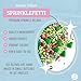 Sweets Indeed Sprinkles, Edible Sprinkle Mix, Perfect for Cake Decorations, Baking, Ice Cream, Cookies, Cupcake Topper, 4 ounces (Christmas)