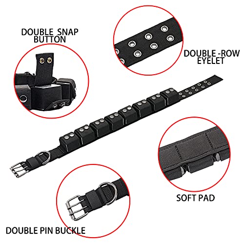 Walktime, Dog Collar, Tactical Dog Collar, Weighted Dog Collar with Weights for Dog Training and Exercise Equipment - Free Weights, Small, Medium, Large Dogs - Image 2