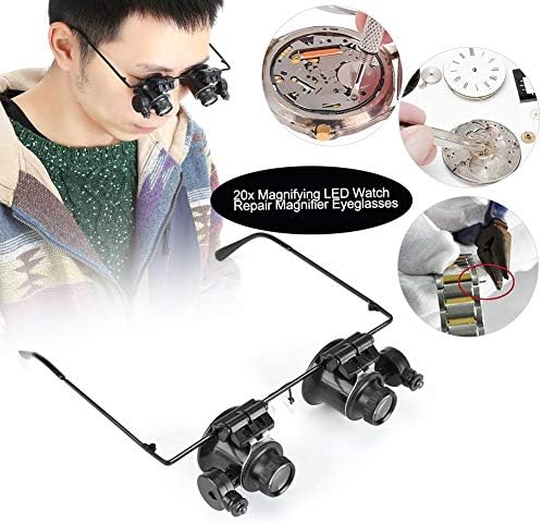 Lente D'Ingrandimento 20X Per Orologi E Gioielli - Lente Monoculare Scura Per Precisione E Dettaglio - Foto 12