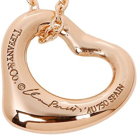 [ティファニー] Co. ネックレス Co. 27053939 18K オープンハート ミニ 16IN 18R ピンクゴールド [並行輸入品]