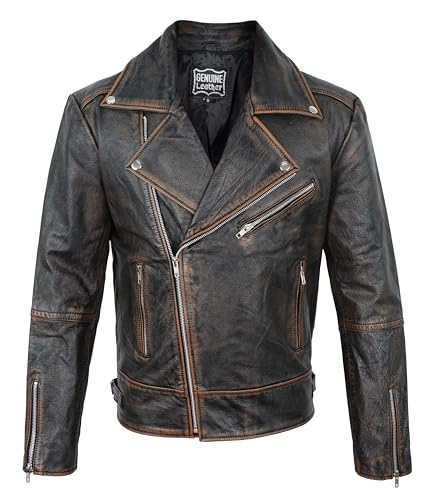 ジャケット・アウター EMMETI BIKER JACKET IN LAMBSKIN NAPPA Smart Range Men's Real Leather Jacket Lambskin Napa Biker