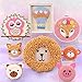 LOOEN Wooden Handle Embroidery Pen Punch Needle Set Craft Needlework Stitching Kit Include Embroidery Hoop Fabric Table Cloth Felting Threader (Set 1)