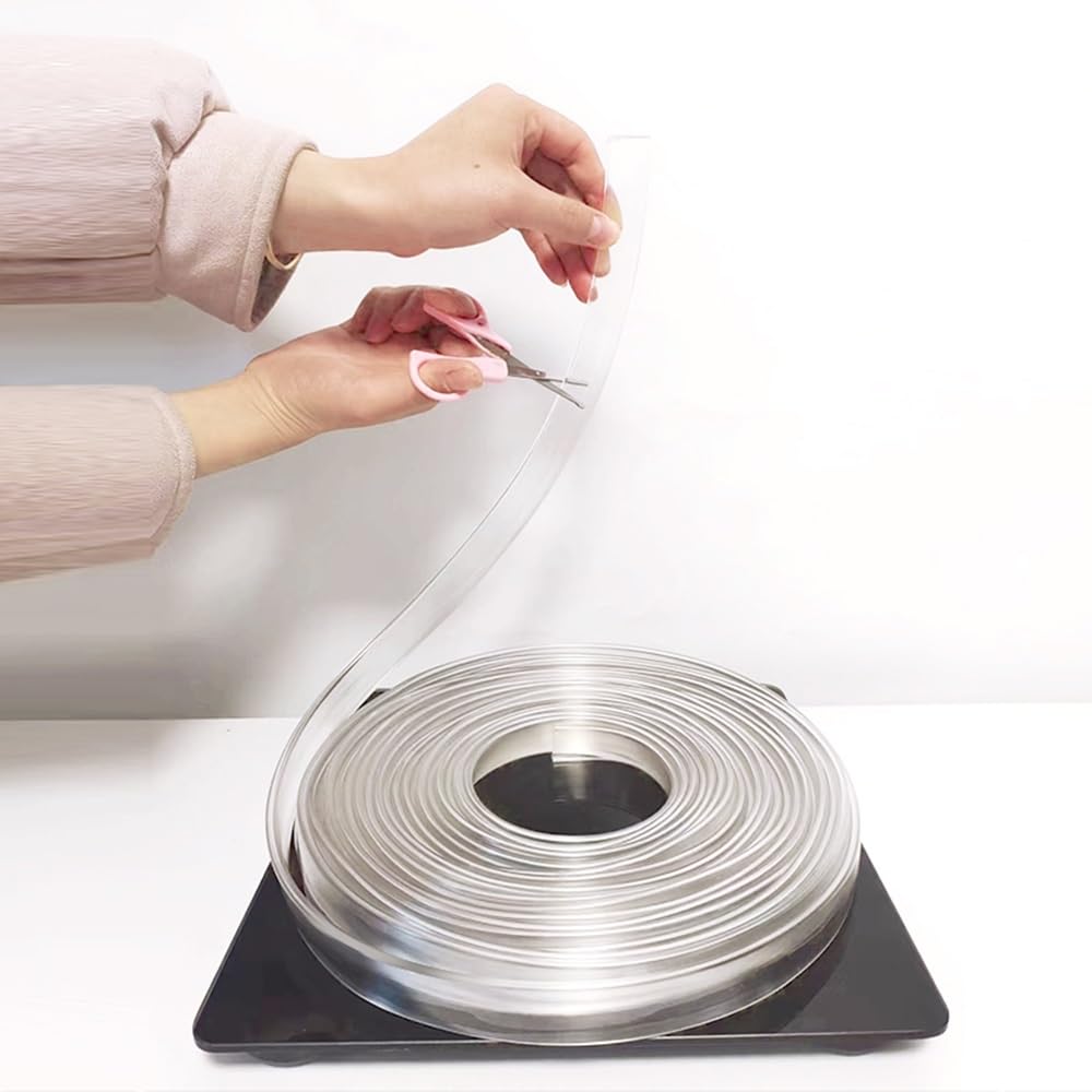 Glaskantenschutz Kantenschutz 2m 5m 10m Transparente Gummi Kantenstreifen Silikon Eckenschutz 0,5-26mm Kantenschutzstreifen Für Schrank Schutz(10mx24-26mm)
