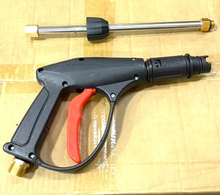 ANM Sales M22 Long Stainless Steel Pipe Pressure Washer Spray Gun with A Trigger Type Handle-image-11