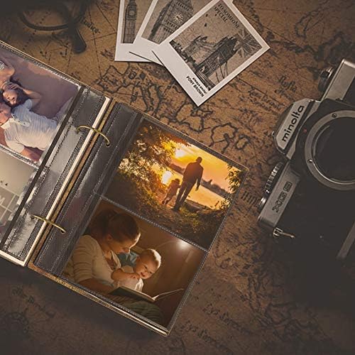Amazon Brand - Umi 6x4 Heart Photo Album, Holds 120 Pictures