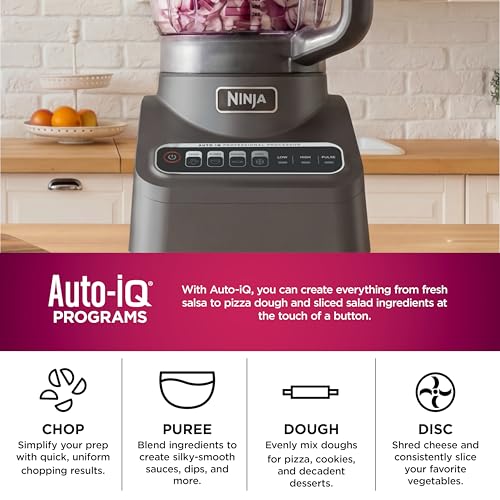 Ninja Professional Plus Food Processor, 1000PW, 9-Cup, Grey, BN601 - image 7