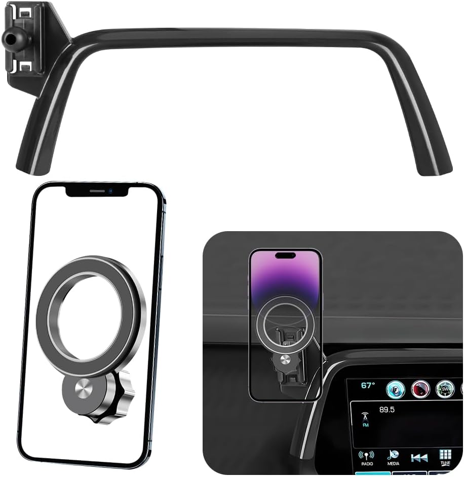 Car Magnetic Phone Mount for Chevrolet Chevy Camaro 2016 2017 2018 2019 2020 2021 2022 2023 2024 Auto Interior Accessories Best Cellphone Holder Cell Phones Navigation Charging Screen Stand