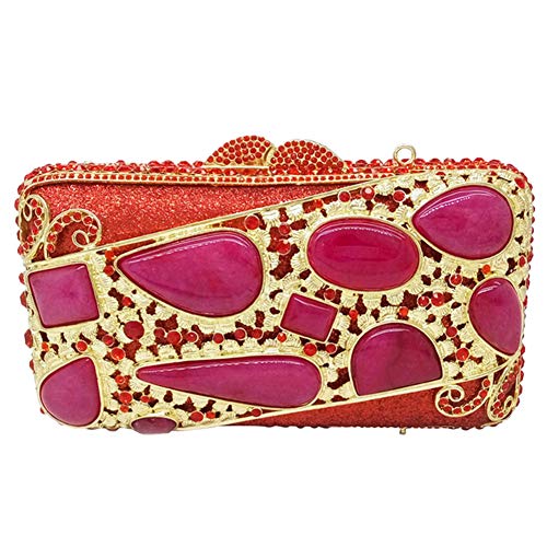 Clutch fête rigide anti-écrasement avec bourse de soirée compacte
