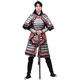 12kg Chinese Real Armor Unisex Soldier Costume Medieval Stainless Steel Split Type Armor Silver Black