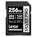 Lexar SILVER PRO SD Karte 256GB, UHS-II SD Speicherkarte, V60, U3, C10, bis zu 280MB/s Lesen, 160MB/s Schreiben, SDXC-Karte für DSLR/Kamera/Fotografen/Vide... (LSDSIPR256G-BNNAA)