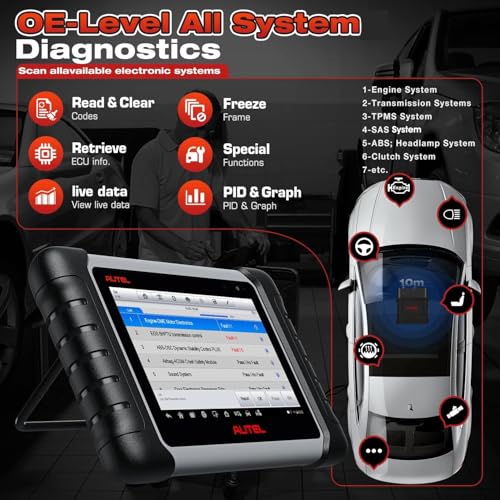 image for Autel Scanner MaxiCOM MK808BT PRO, 2025 Bidirectional Diagnostic Scan 