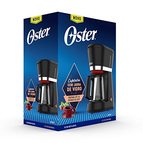Cafeteira Oster Black com Jarra de Vidro 0,7L 127V