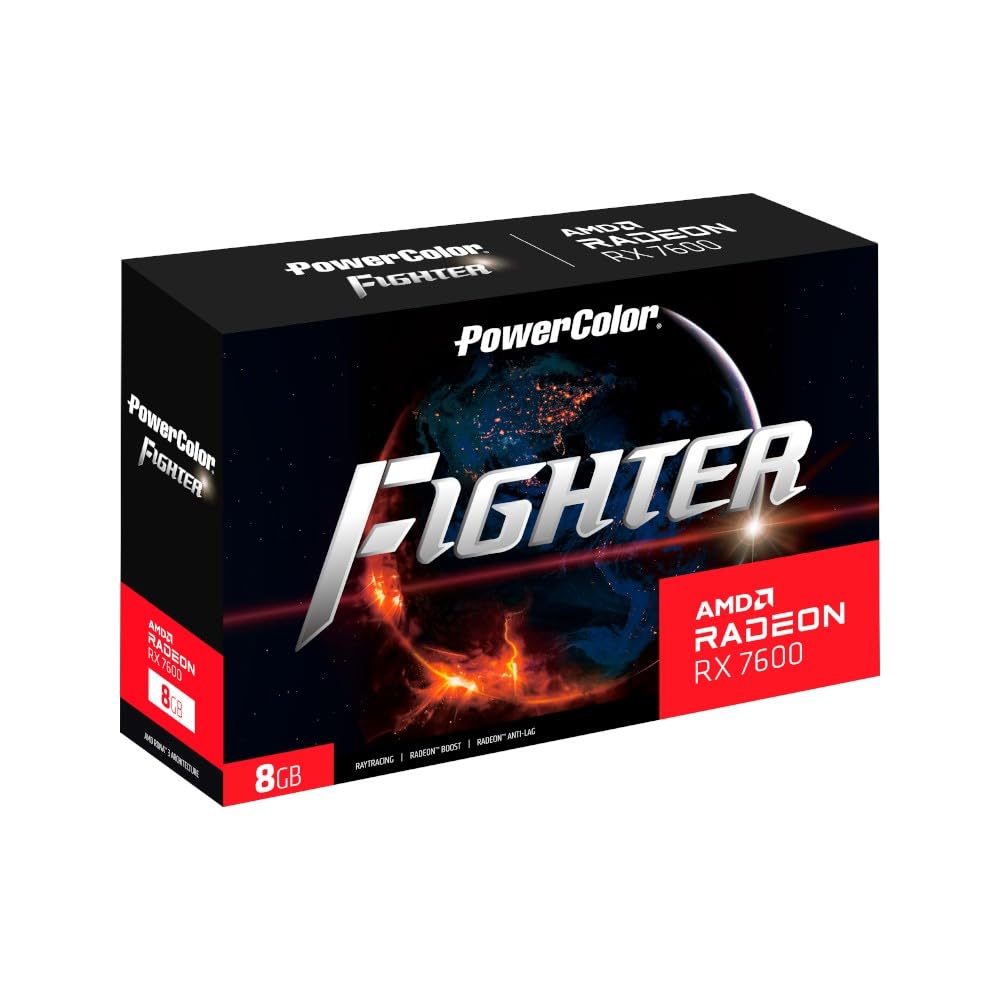 Grafikkarte Powercolor Fighter Rx7600 8G-F (rx 7600 8G-F/v2)